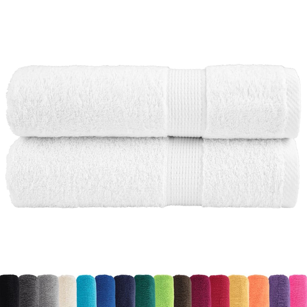 Premium ručnici za ruke SOLUND 2 kom. Bijeli 50x100 cm 600 g/m²