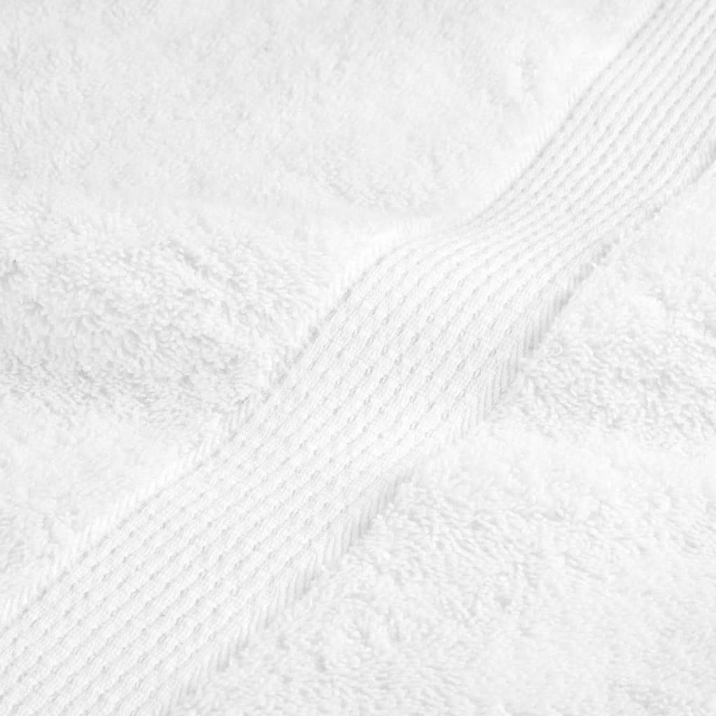 Ručnici SOLUND 25 kom bijeli 100 x 200 cm 600 gsm