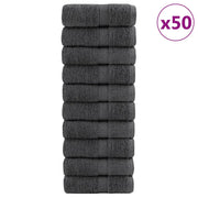 Premium krpe za pranje SOLUND 50 kom Antracit 15x21 cm 600 gsm