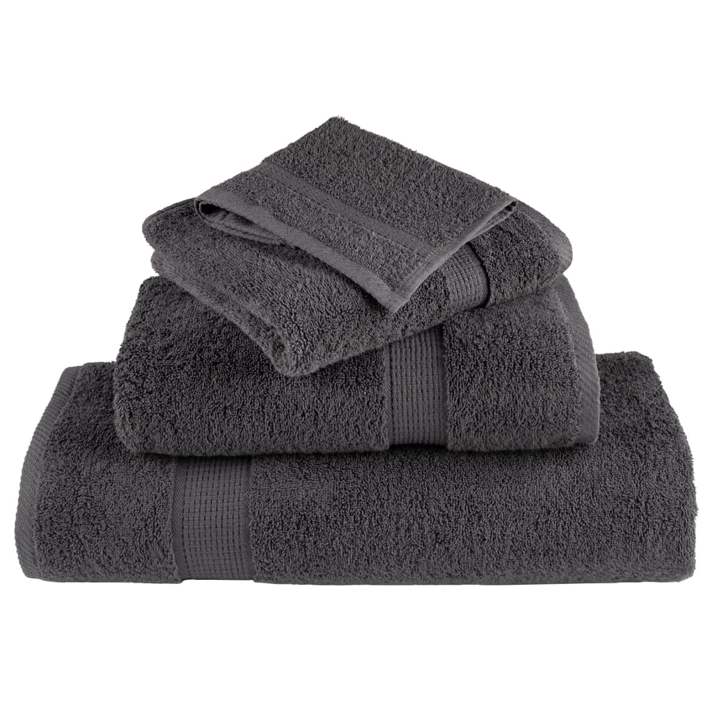 Premium krpe za pranje SOLUND 50 kom Antracit 15x21 cm 600 gsm