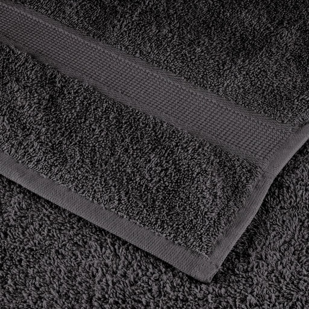 Premium ručnici za pranje SOLUND 4 kom. antracit 30x30 cm 600 g/m²