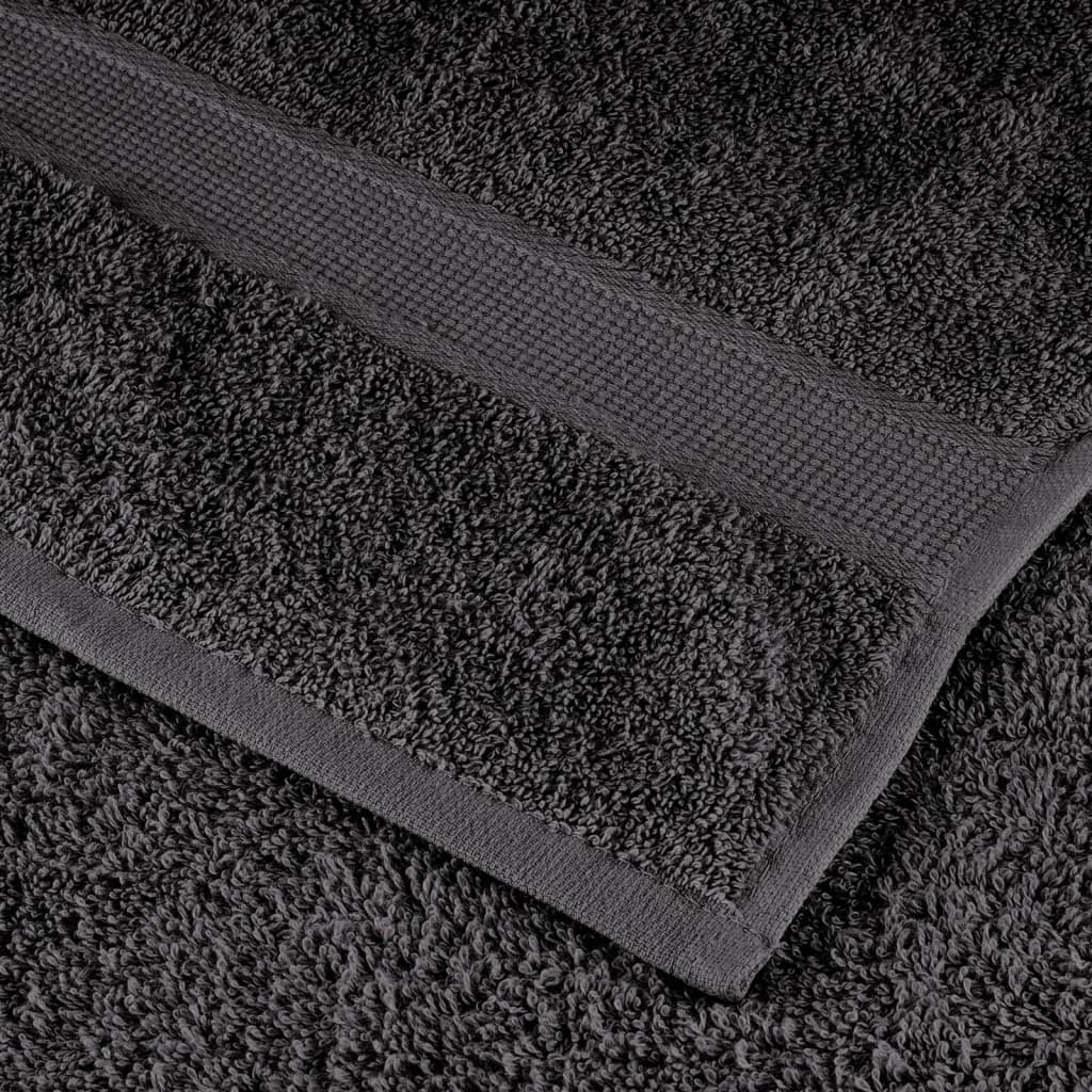 Ručnici za kupanje SOLUND 4 kom antracit 100x150cm 600 gsm