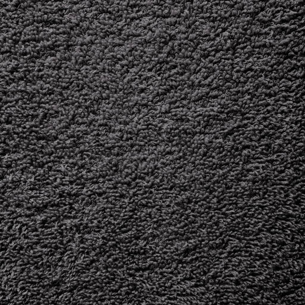 Ručnici za saunu SOLUND 25 kom antracit 80 x 200 cm 600 gsm