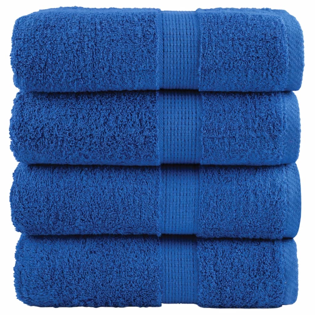 Premium ručnici za pranje SOLUND 4 kom. plave 30x30 cm 600 g/m²