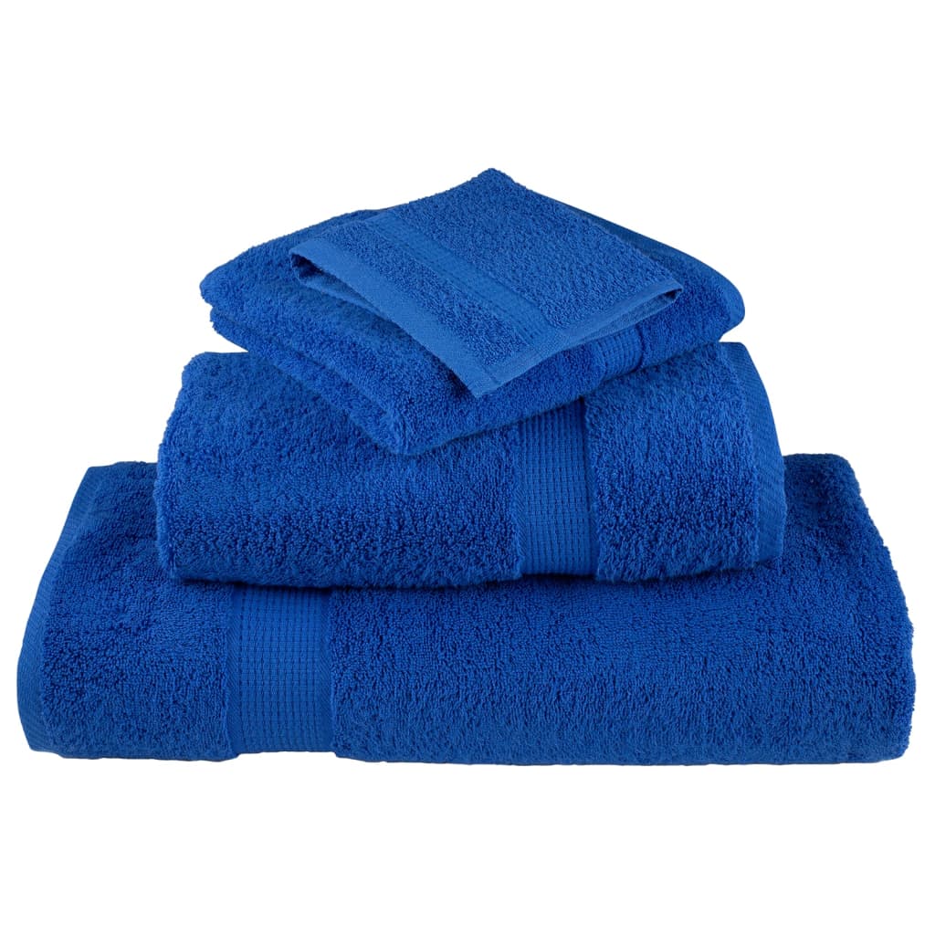 Premium ručnici za pranje SOLUND 4 kom. plave 30x30 cm 600 g/m²