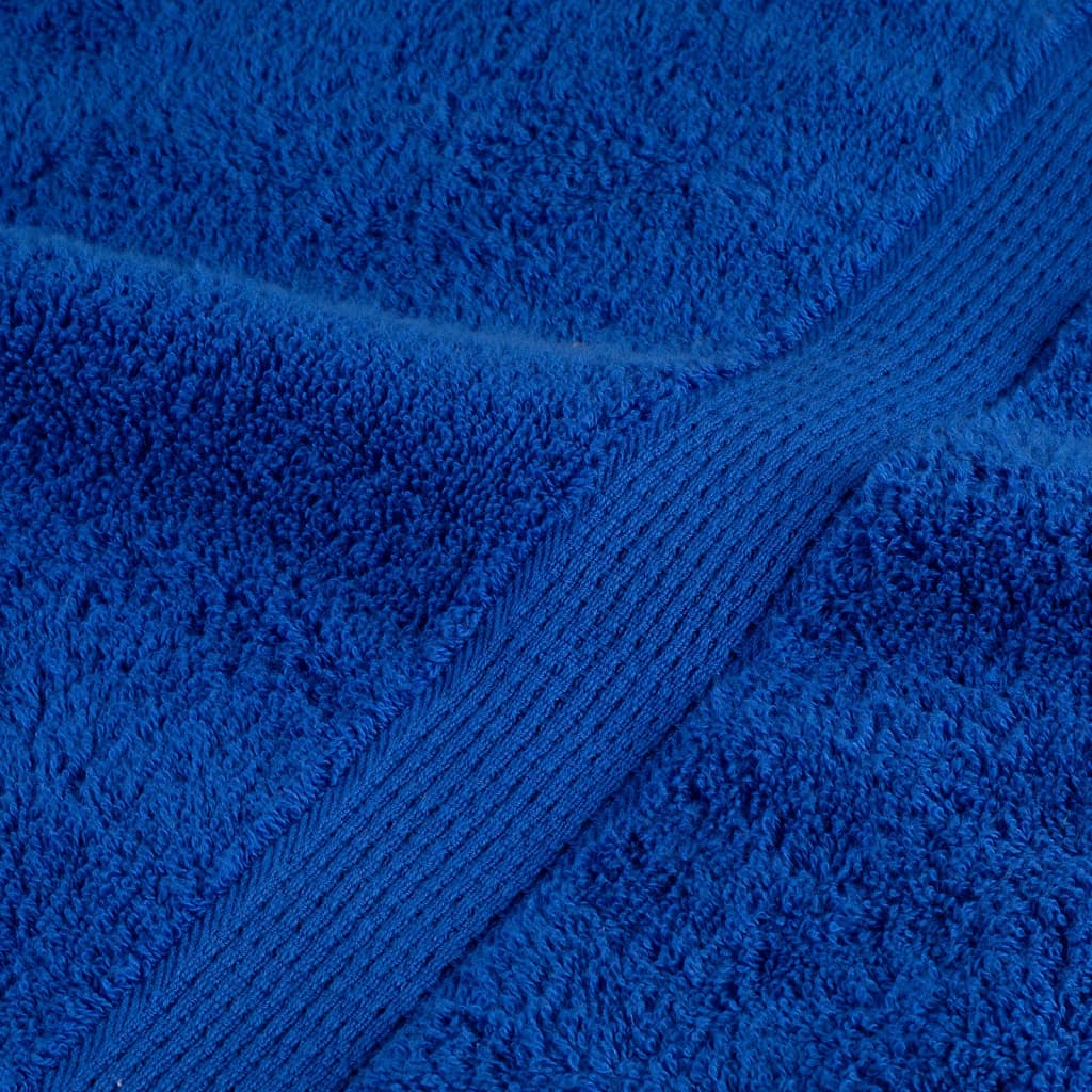 Ručnici za saunu SOLUND 2 kom plavi 80 x 200 cm 600 gsm