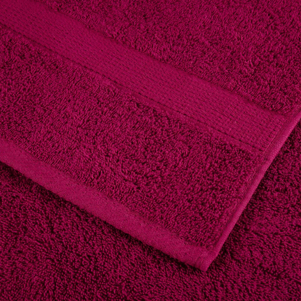 Premium ručnici za goste SOLUND 2 kom. bordo 30x50 cm 600 g/m²