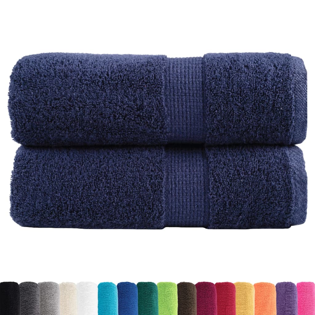 Premium ručnici za pranje SOLUND 2 kom. tamnoplave 30x30 cm 600 g/m²