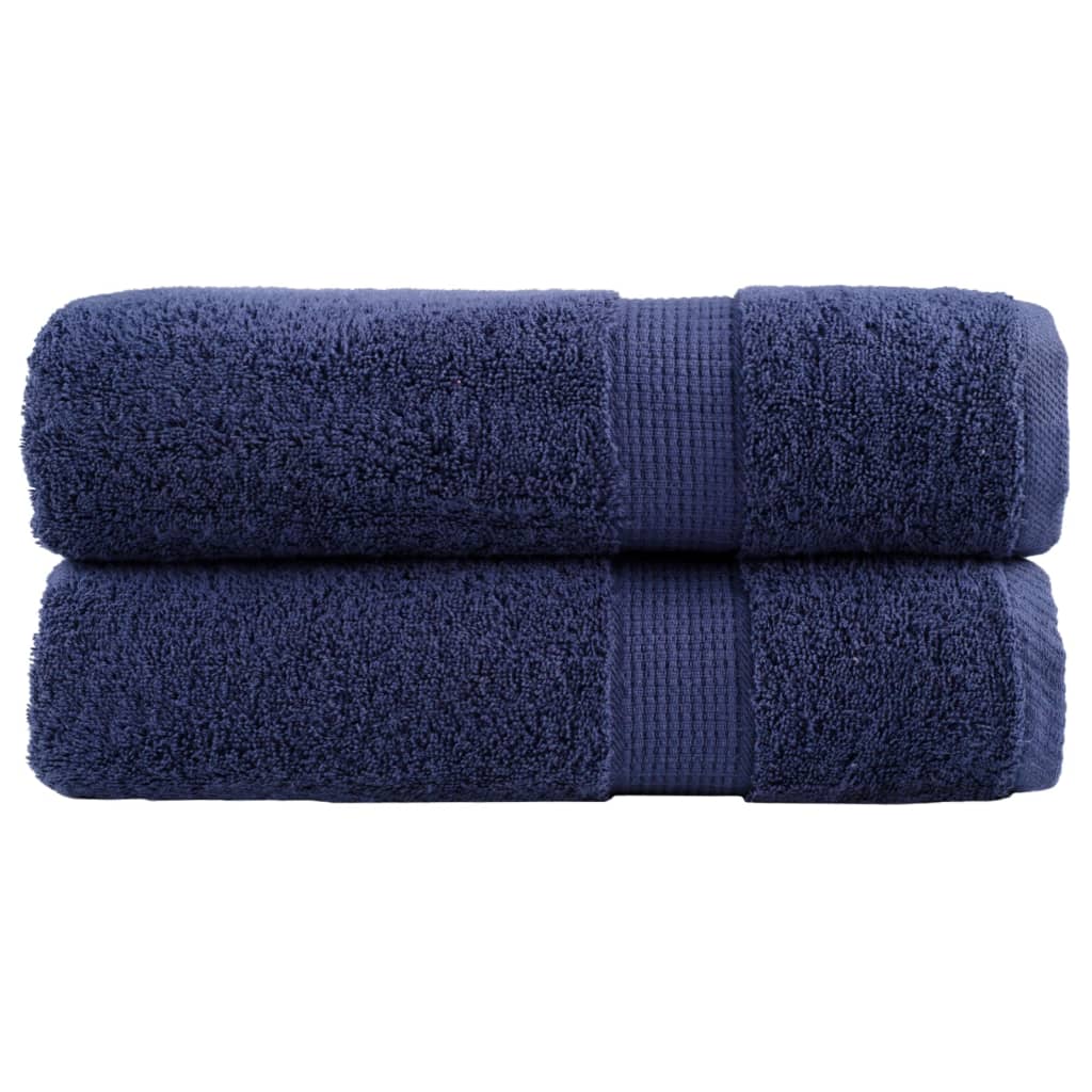 Premium ručnici za ruke SOLUND 2 kom. tamnoplavi 50x100 cm 600 g/m²