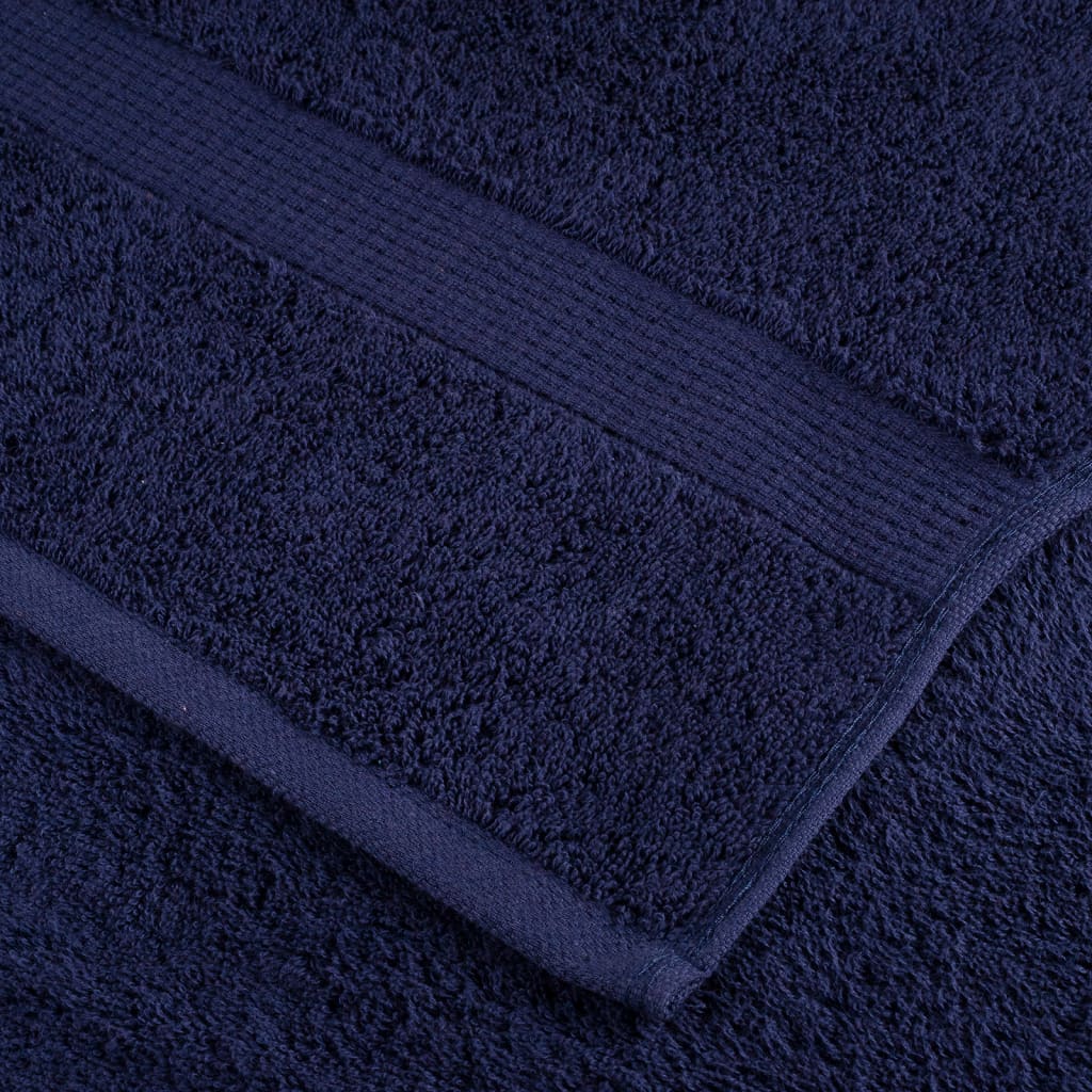 Ručnici SOLUND 4 kom modri 100 x 200 cm 600 gsm
