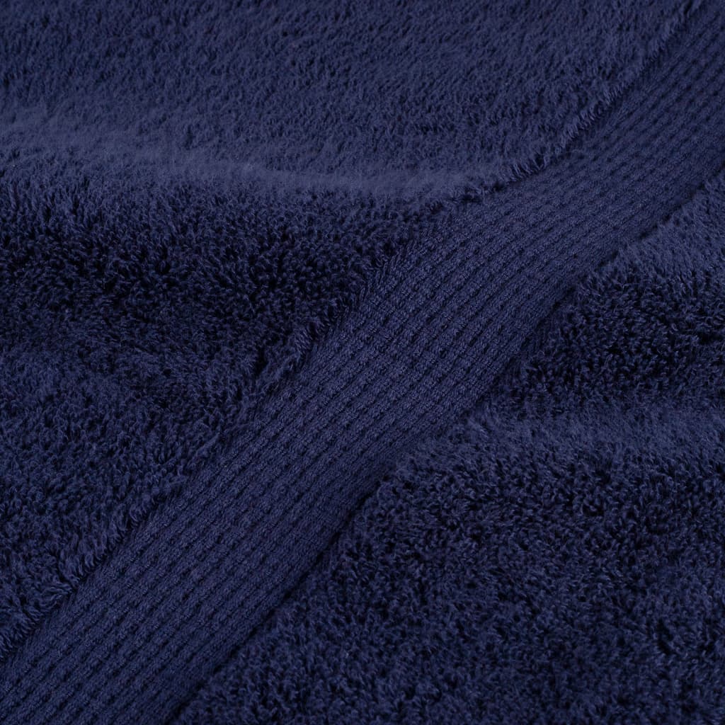 Ručnici SOLUND 4 kom modri 100 x 200 cm 600 gsm