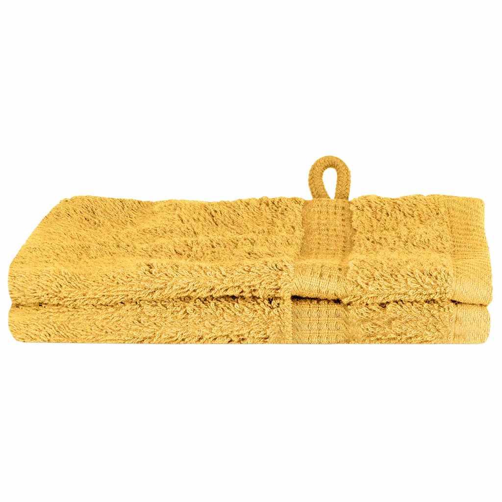Ručnik za Goste SOLUND 2 pcs Zlatno 15 x 21 cm 550 gsm