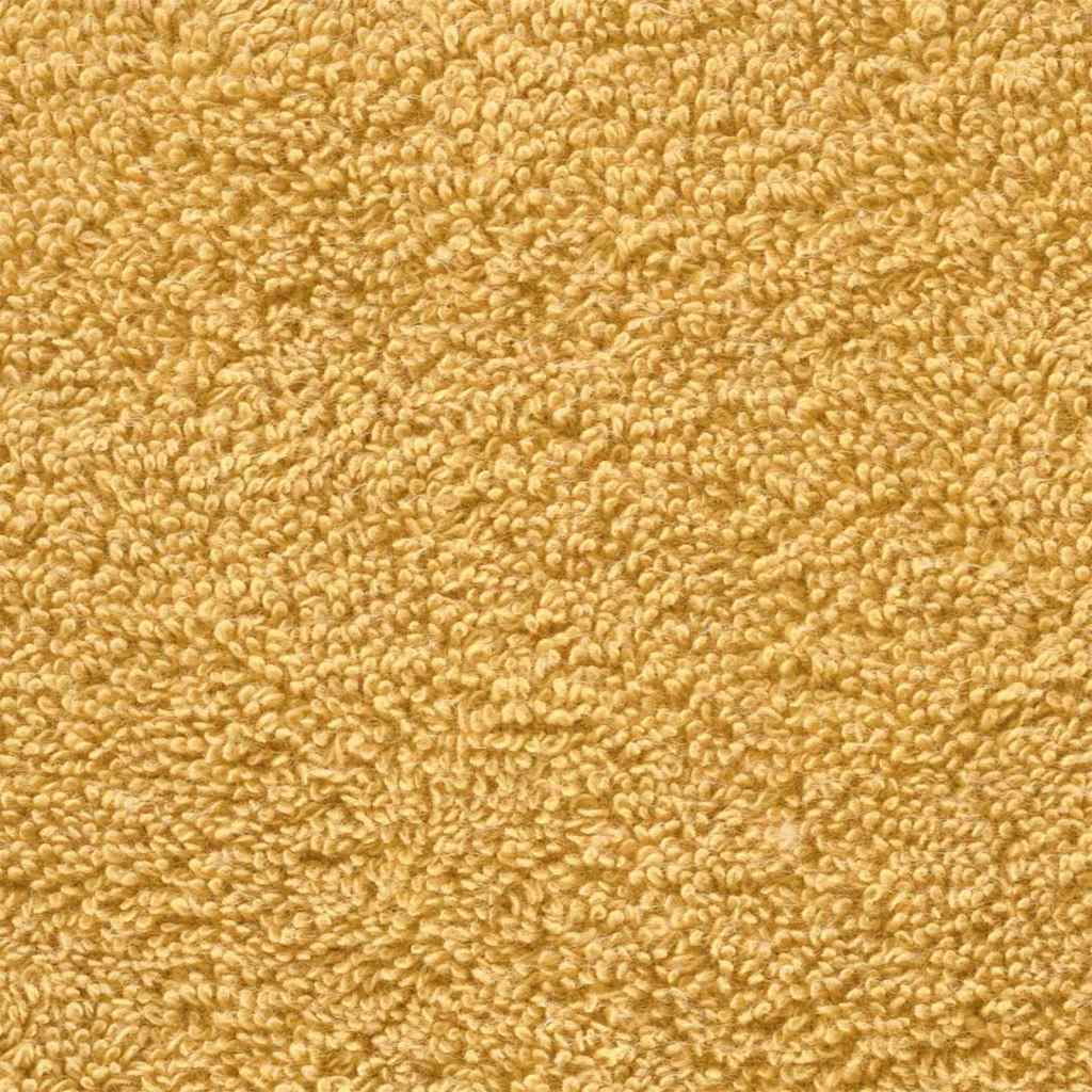 Ručnik za Goste SOLUND 4 pcs Zlatno 15 x 21 cm 550 gsm