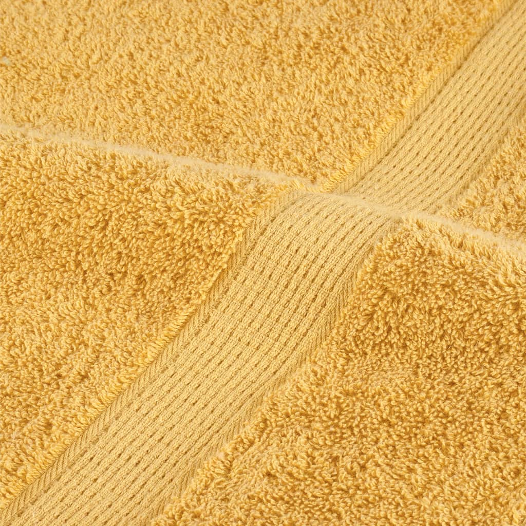 Ručnici za tuširanje SOLUND 10 kom zlatni 70x140cm 600 gsm