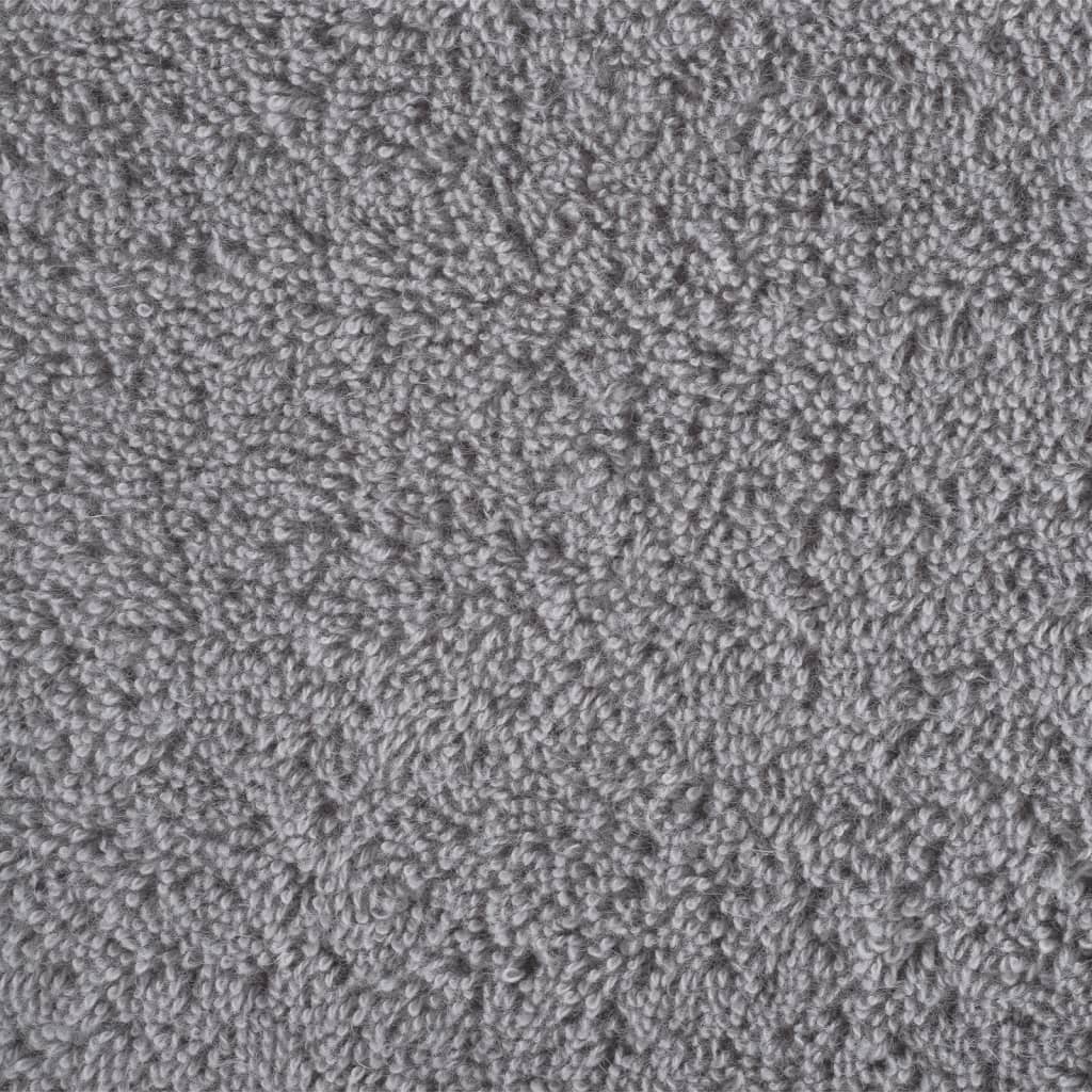 Premium ručnici za pranje SOLUND 10 kom. sive 30x30 cm 600 g/m²