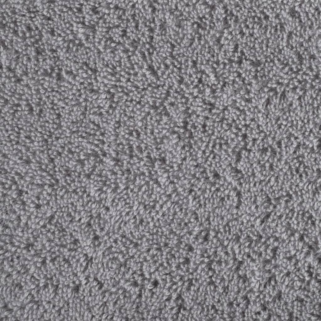Ručnici za kupanje SOLUND 4 kom sivi 100x150 cm 600 gsm