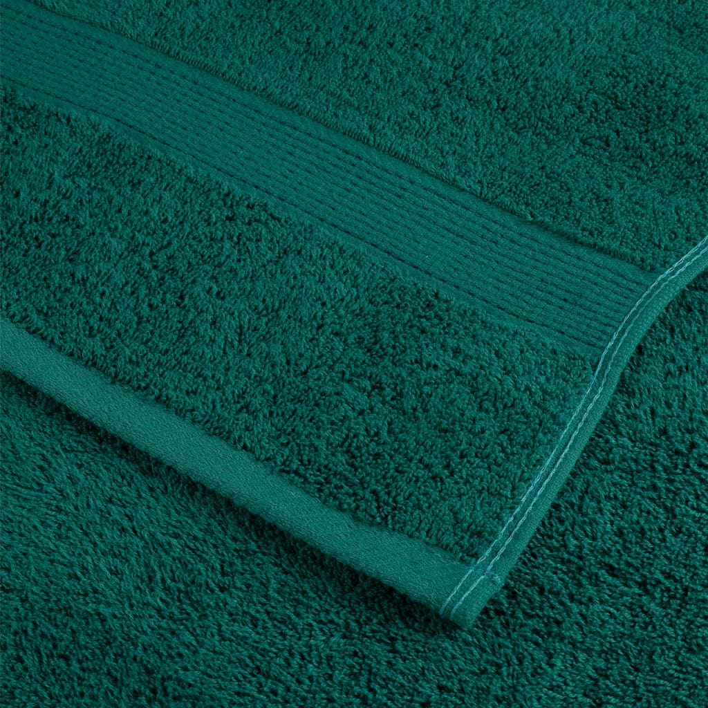 Ručnici za saunu SOLUND 4 kom zeleni 80 x 200 cm 600 gsm