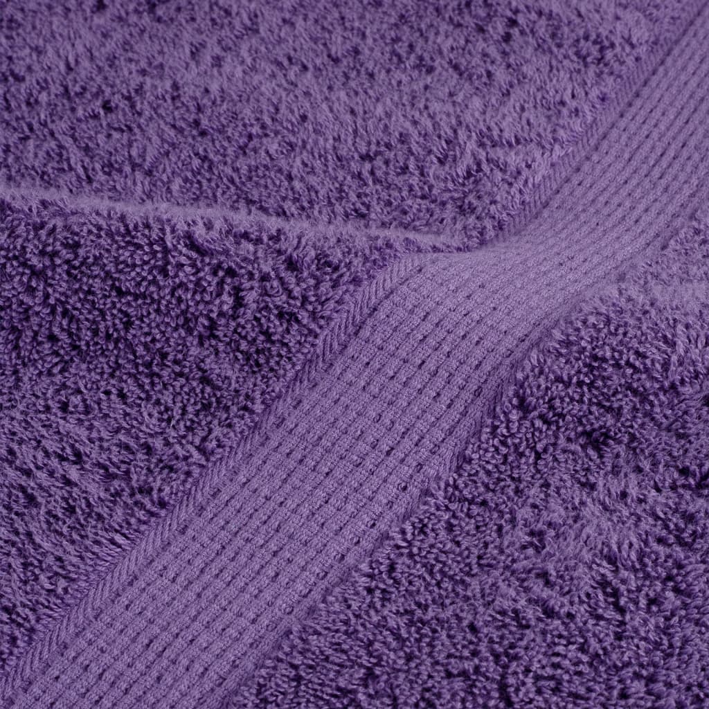 Premium ručnici za pranje SOLUND 4 kom. ljubičaste 30x30 cm 600 g/m²