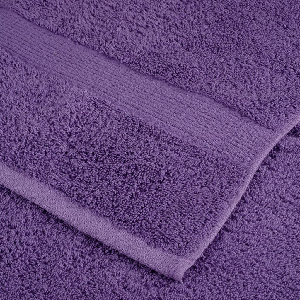 Premium ručnici za goste SOLUND 2 kom. ljubičasti 30x50 cm 600 g/m²