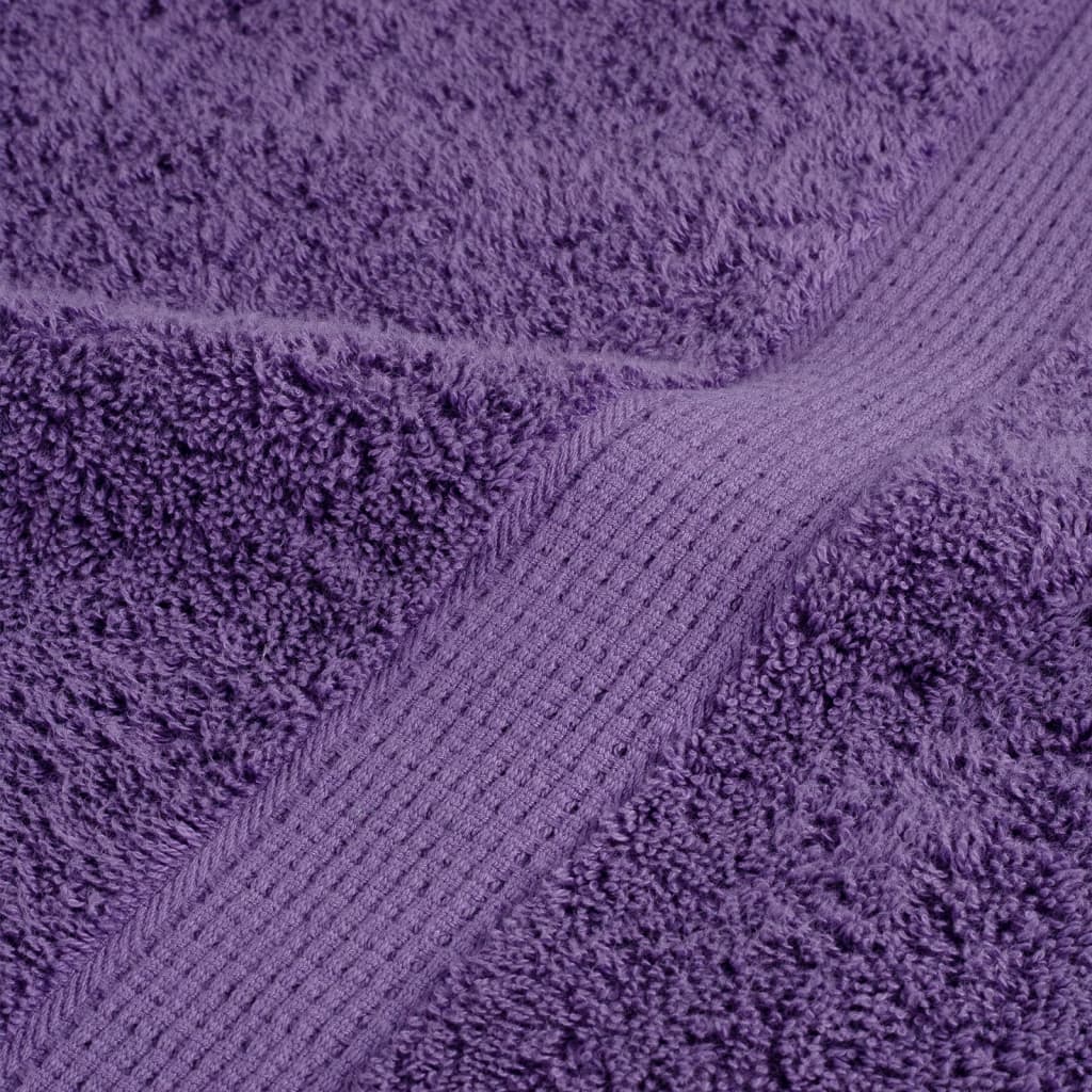 Premium ručnici za goste SOLUND 2 kom. ljubičasti 30x50 cm 600 g/m²