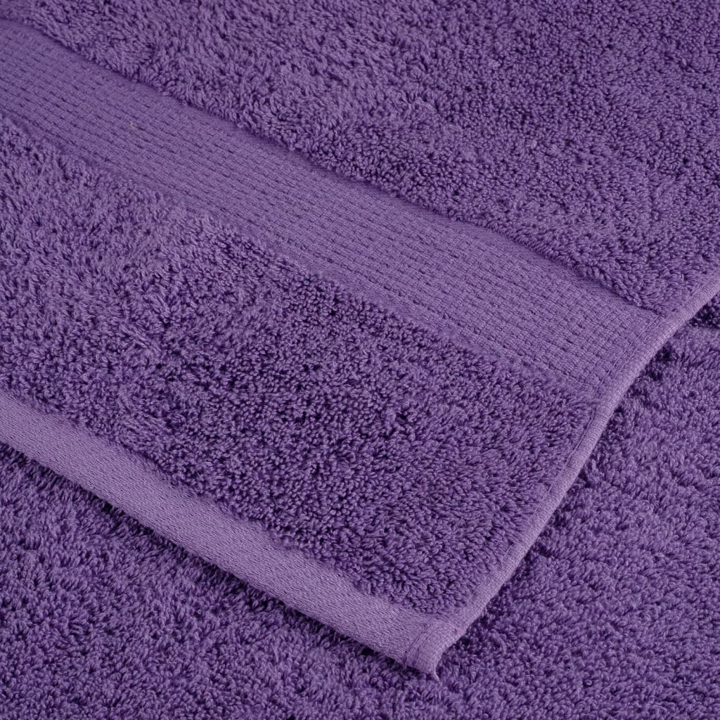 Premium ručnici za goste SOLUND 4 kom. ljubičasti 30x50 cm 600 g/m²