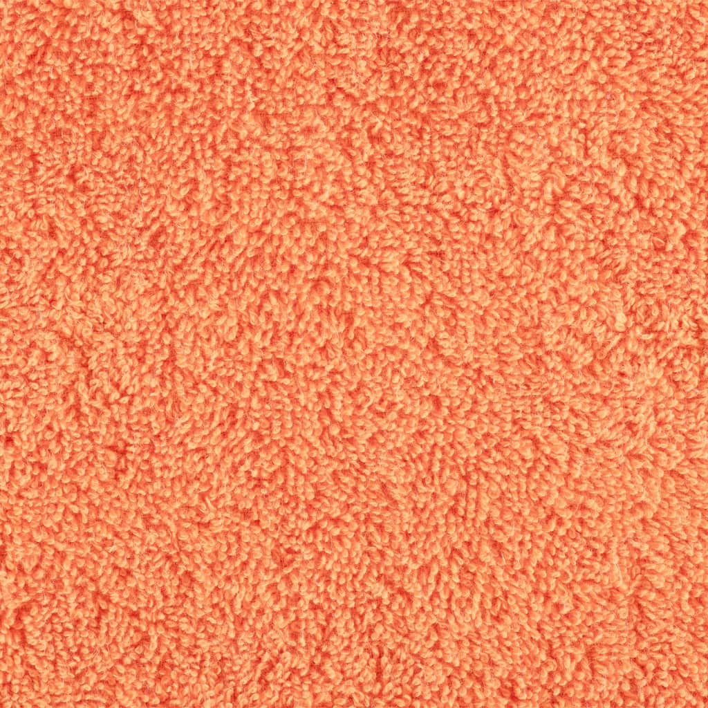 Premium ručnici za goste SOLUND 10 kom. narančaste boje 30x50 cm 600 g/m²