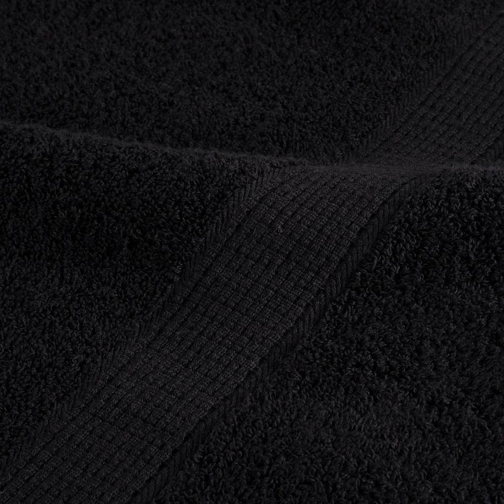 Ručnici SOLUND 2 kom crni 100 x 200 cm 600 gsm
