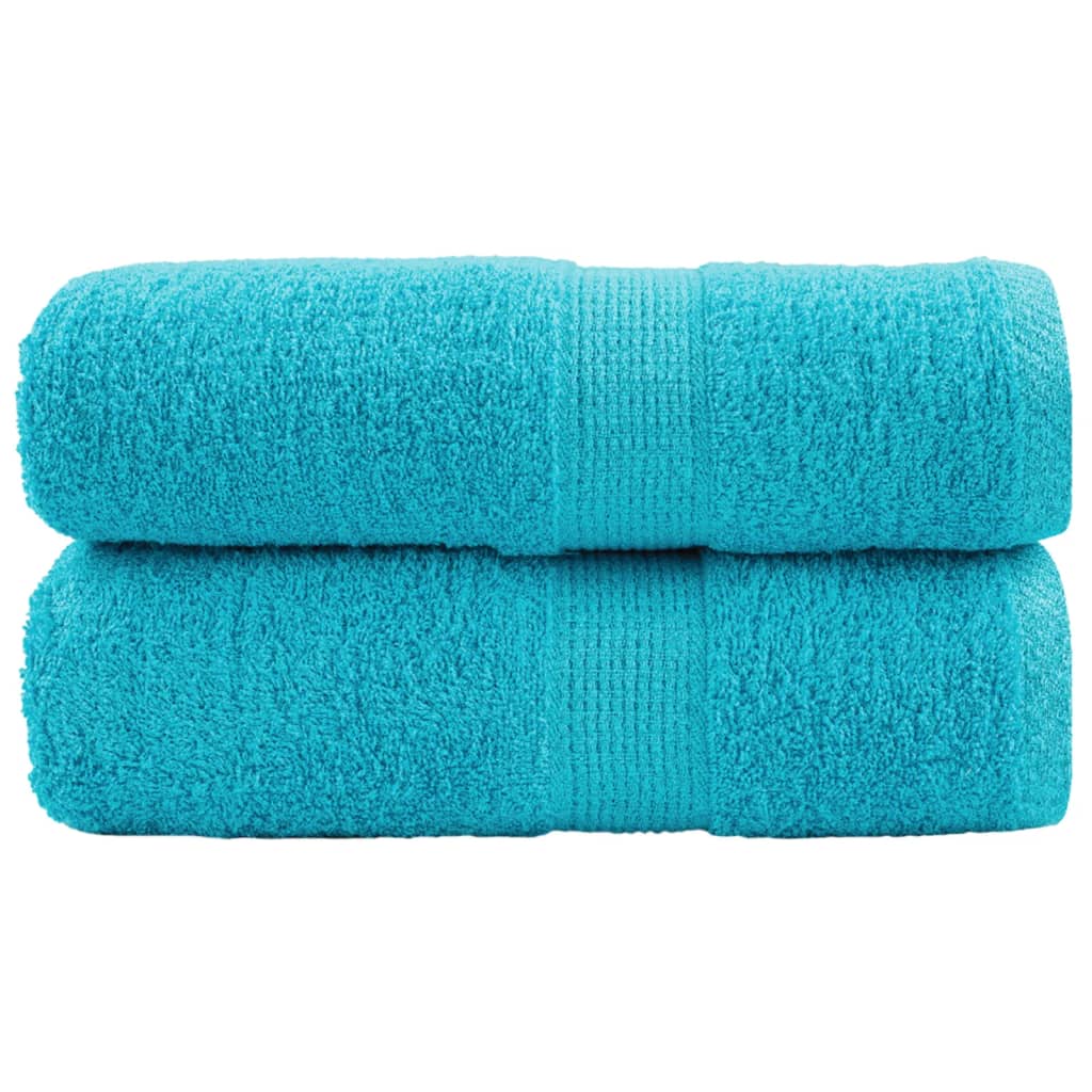 Premium ručnici za pranje SOLUND 2 kom. tirkizne 30x30 cm 600 g/m²