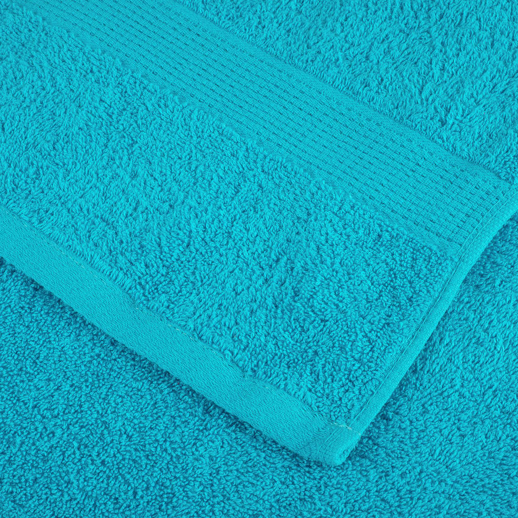 Premium ručnici za pranje SOLUND 2 kom. tirkizne 30x30 cm 600 g/m²