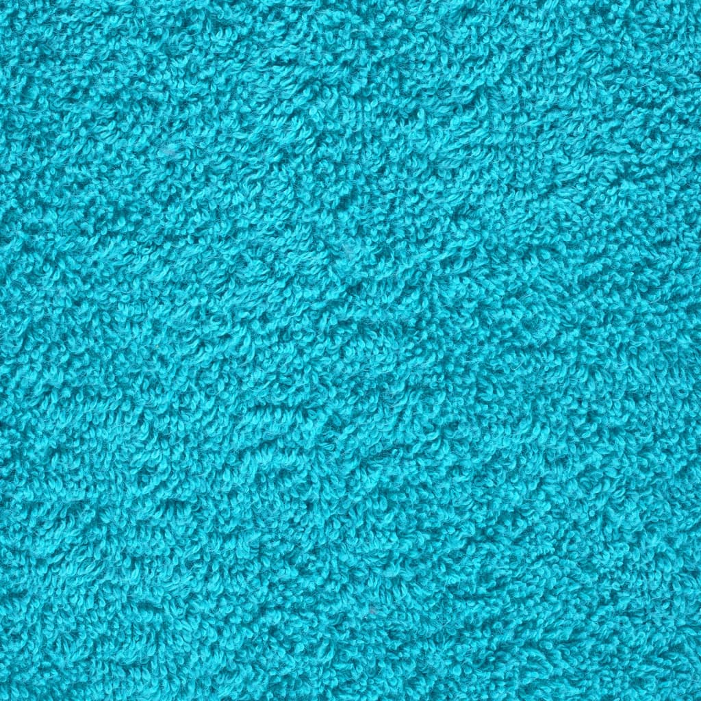 Ručnici SOLUND 10 kom tirkizni 100 x 200 cm 600 gsm