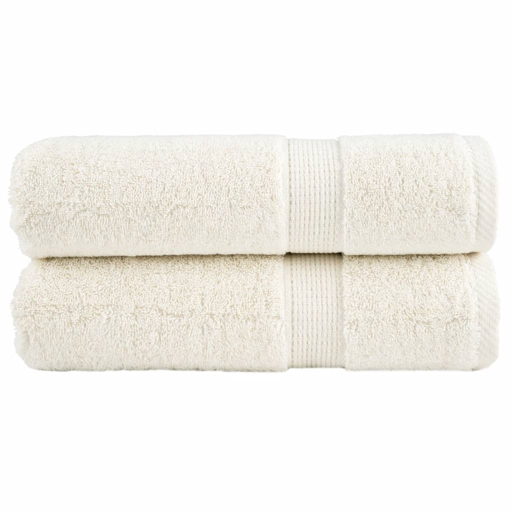 Premium ručnici za ruke SOLUND 2 kom. krem 50x100 cm 600 g/m²