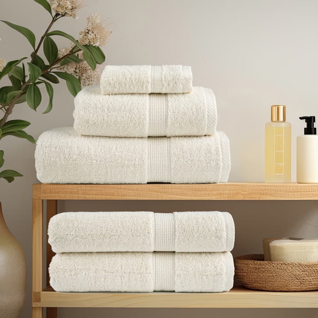 Premium ručnici za ruke SOLUND 2 kom. krem 50x100 cm 600 g/m²