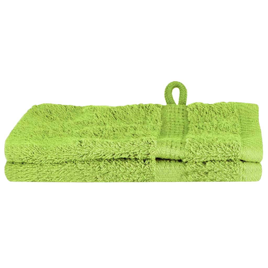 Ručnik za Goste SOLUND 2 pcs Zelena 15 x 21 cm 550 gsm