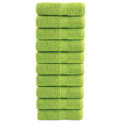 Premium ručnici za pranje SOLUND 10 kom. boje jabuke 30x30 cm 600 g/m²