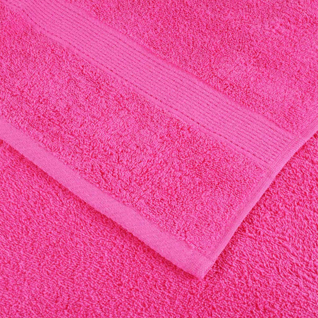 Ručnik za Goste SOLUND 10 pcs Ružičasta 15 x 21 cm 550 gsm