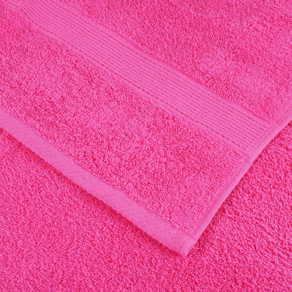 Ručnici za tuširanje SOLUND 10 kom ružičasti 70x140 cm 600 gsm