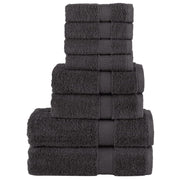 8-dijelni vrhunski set ručnika SOLUND antracit 600 gsm