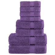 8-dijelni vrhunski set ručnika SOLUND ljubičasti 600 gsm