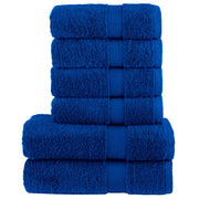 6-dijelni vrhunski set ručnika SOLUND plavi 600 gsm