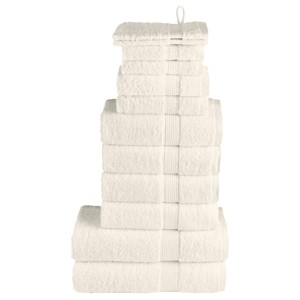 12-dijelni vrhunski set ručnika SOLUND krem 600 gsm