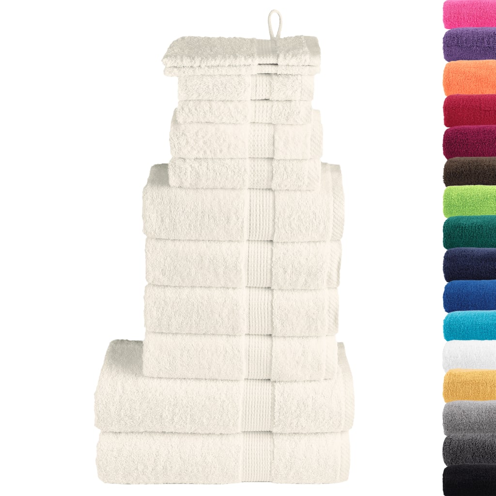 12-dijelni vrhunski set ručnika SOLUND krem 600 gsm