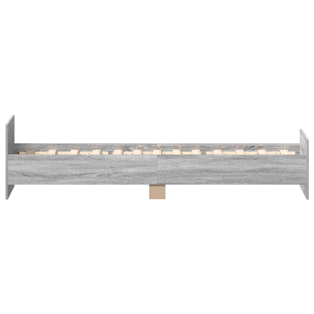 Okvir za krevet boja hrasta 100x200 cm od konstruiranog drva