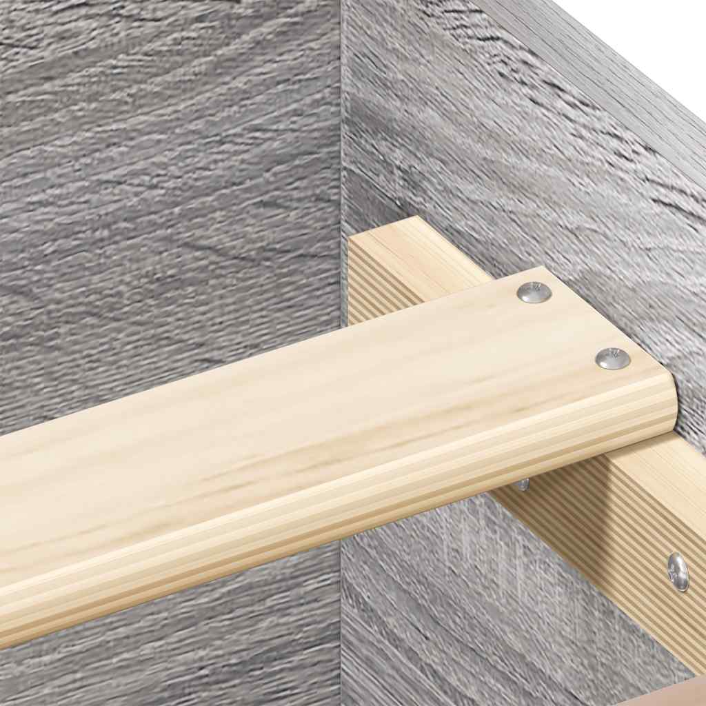Okvir za krevet boja hrasta 100x200 cm od konstruiranog drva