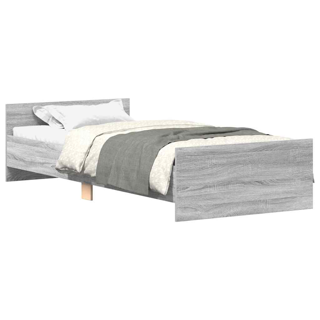 Okvir za krevet boja hrasta 90x190 cm od konstruiranog drva
