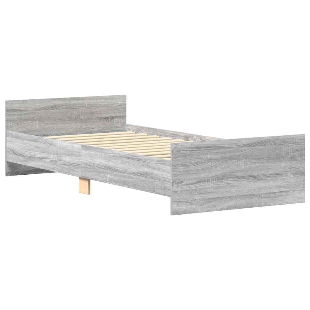 Okvir za krevet boja hrasta 90x190 cm od konstruiranog drva