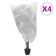 Navlake od flisa za biljke s vezicom 4 kom 70 g/m² 0,8 x 0,8 m