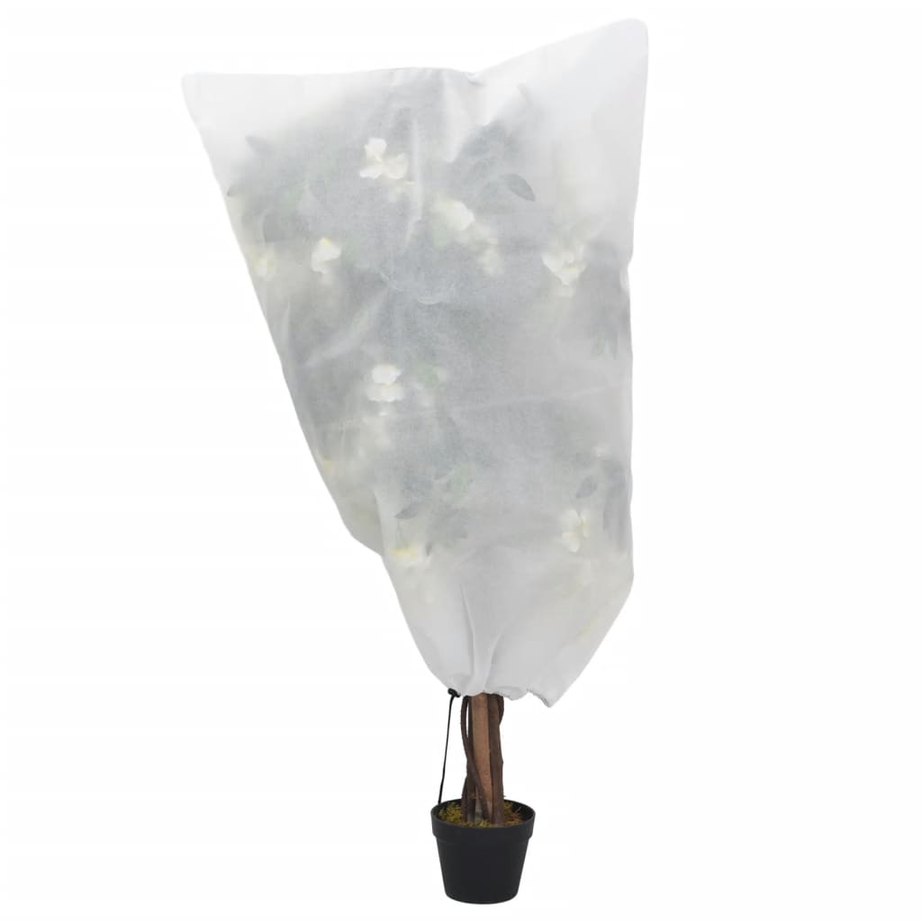 Navlake od flisa za biljke s vezicom 4 kom 70 g/m² 0,8 x 0,8 m