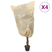 Navlake od flisa za biljke s vezicom 4 kom 70 g/m² 0,8 x 1,2 m