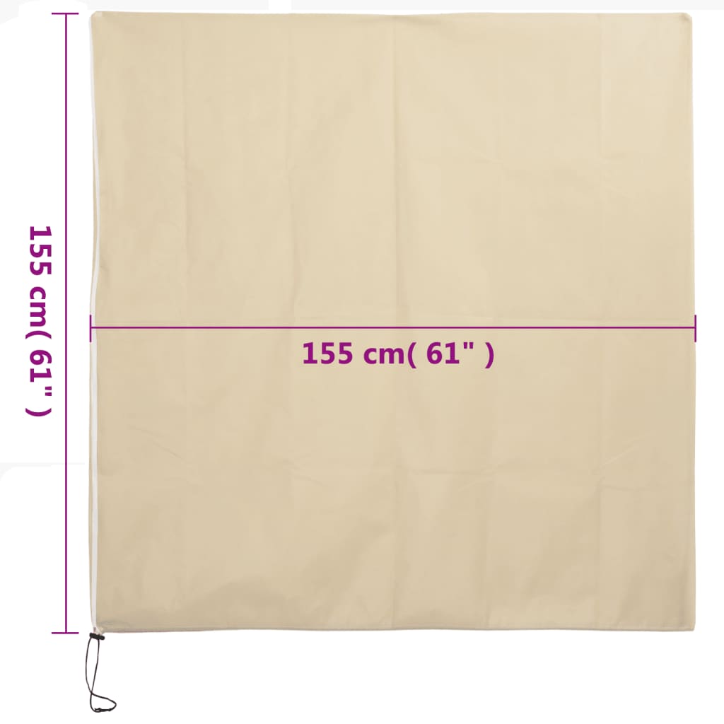 Navlake za biljke od flisa s patentom 2 kom 70 g/m² 1,55x1,55 m