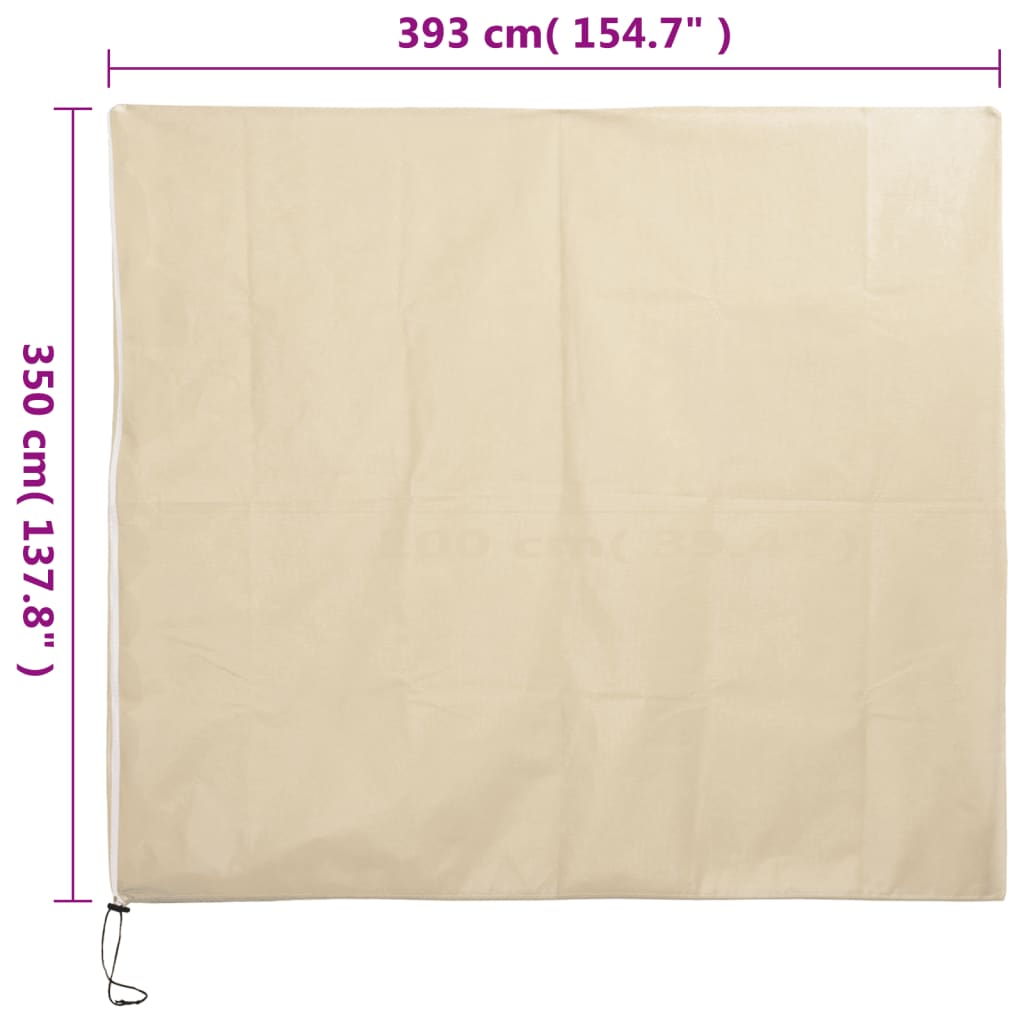 Navlaka za biljke od flisa s patentom 70 g/m² 3,93x3,5 m